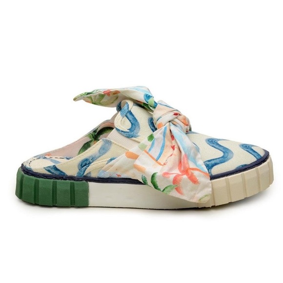 Farm Rio Copacabana Mule Sneaker With Bow NEW - Picture 3 of 16